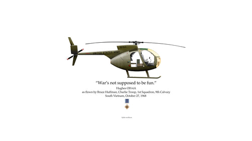 Artifact of History: “War’s not supposed to be fun.” reflects Bruce Huffman’s service as one of the daring, yet critical, Aero Scouts of the Vietnam War.
