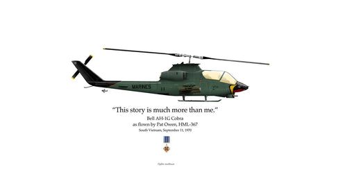 Artifact of History: “This story is much more than me.,” reflects USMC pilot Pat Owen’s insistence that his survival in combat and success as a leader are distinctions that he merely received on account of a larger effort.