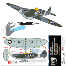 Load image into Gallery viewer, FREE - Spitfire Cut-Out PlaneCard™