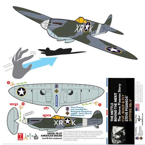 FREE - Spitfire Cut-Out PlaneCard™